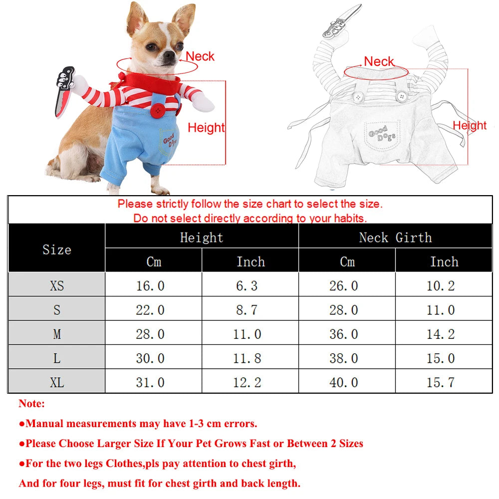 Funny Dog Costume for Small / Medium Dogs and Cats