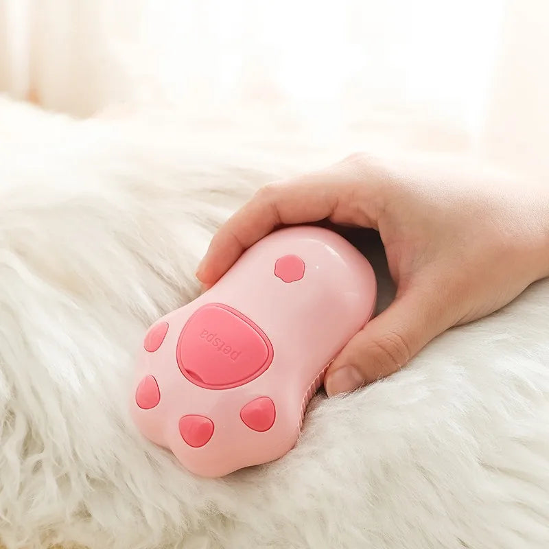 Electric Cat Steam Brush – 3-In-1 Pet Grooming Comb with Water Spray for Cats and Dogs, USB Rechargeable